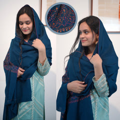 shawl blue - Yendeer