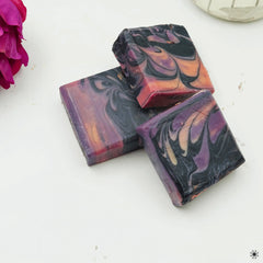 Handmade Lavender & Charcoal Mosaic Soap-Yendeer