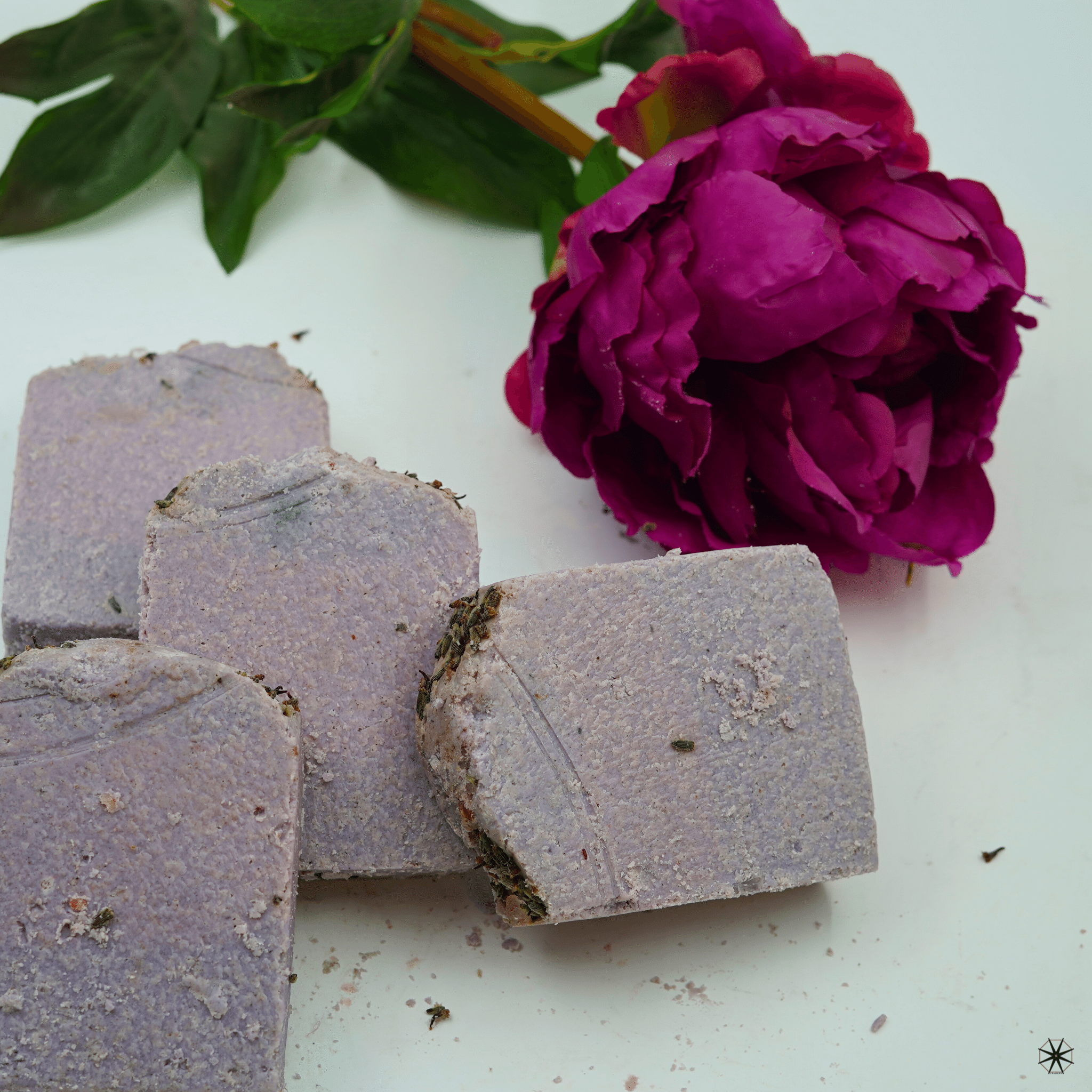 Handmade Lavender & Himalayan Pink Salt Scrub Bar-Yendeer